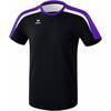 Erima Liga 2.0 T-Shirt schwarz/violet/wei Kinder 1081830 Gr. 140