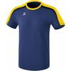 Erima Liga 2.0 T-Shirt new navy/gelb/dark navy Damen 1081835 Gr. 46