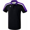 Erima Liga 2.0 Poloshirt schwarz/violet/wei Kinder 1111830 Gr. 116