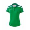 Erima Liga 2.0 Poloshirt smaragd/evergreen/wei Damen 1111833 Gr. 44