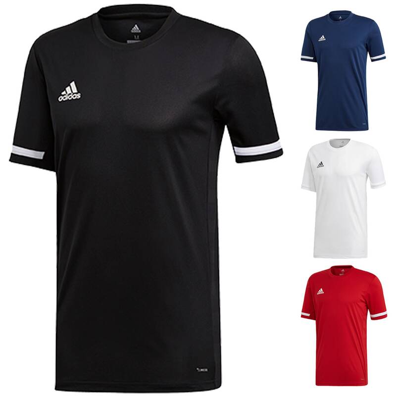 adidas Synthetik Team 19 Poloshirt in Rot für Herren Herren Bekleidung T-Shirts Langarm T-Shirts 