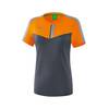 Erima Squad T-Shirt new orange/slate grey/monument grey Damen 1082015 Gr. 44