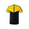 Erima Squad T-Shirt gelb/schwarz/slate grey Erwachsene 1082027 Gr. XXXL