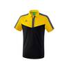 Erima Squad Poloshirt gelb/schwarz/slate grey Erwachsene 1112016 Gr. M