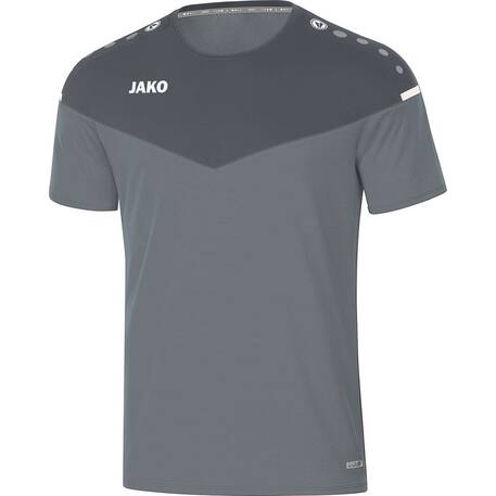 JAKO T-Shirt Champ 2.0 - Farbe: steingrau/anthra light -...