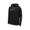 Hummel AUTHENTIC Polyester HOODIE BLACK/WHITE 204930-2114 Gr. XL