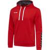 Hummel AUTHENTIC Kinder Polyester HOODIE TRUE RED 204931-3062 Gr. 176
