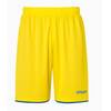 Uhlsport Club Shorts limonengelb/azurblau 116