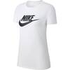 NIKE Sportswear Essential Tshirt Damen WHITE/BLACK BV6169-100 Gr. XS