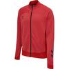 HUMMEL hmlLEAD Polyester ZIP Jacke Kinder  - Farbe: TRUE RED - Gr. 176