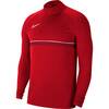 Nike Academy 21 Drill Top Herren - Farbe: UNIVERSITY RED/WHITE/GYM RED/WHITE - Gr. 2XL