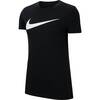 Nike Team Club 20 T-Shirt Swoosh Damen CW6967-010 - Farbe: BLACK/(WHITE) - Gr. XL