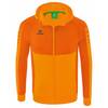 Erima Six Wings Trainingsjacke mit Kapuze - Farbe: new orange/orange - Gr. L