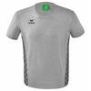 Erima Essential Team T-Shirt - Farbe: hellgrau melange/slate grey - Gr. 140