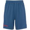 KEMPA PLAYER SHORTS - Farbe: ice grau/fluo rot - Gr. S