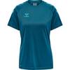 hummel Core XK Poly T-Shirt Damen 211944-7058 BLUE CORAL - Gr. XL