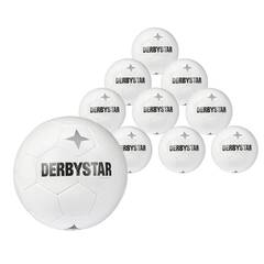 Derbystar Brillant TT Trainingsball 10-er Ballpaket wei...