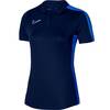 Nike Academy 23 Polo Damen Kurzarm OBSIDIAN/ROYAL BLUE/WHITE M