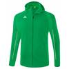 Erima LIGA STAR Trainingsjacke mit Kapuze Erwachsene Farbe: smaragd/wei Gre: M