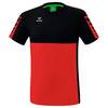 Erima Six Wings T-Shirt Erwachsene Farbe: rot/schwarz Gre: S