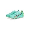 Puma ULTRA ULTIMATE FG/AG - Farbe: Electric Peppermint-PUMA White-Fast Yellow - Gr. 39