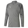 Puma teamCUP Training Jacket - Farbe: Flat Medium Gray - Gr. S