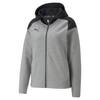 Puma teamCUP Casuals Hooded Jacket Damen - Farbe: Medium Gray Heather - Gr. XL