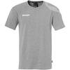 Kempa Core 26 T-Shirt - Farbe: dark grau melange - Gr. M