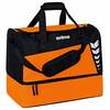 Erima SIX WINGS Sporttasche mit Bodenfach 7232314 - Farbe: orange/schwarz - Gr. S