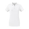 Russell Stretch Poloshirt Damen - Farbe: White - Gr. 2XL