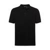 Russell Stretch Poloshirt Herren - Farbe: Black - Gr. S