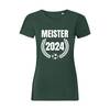 Meister Shirt Fuball 2024 Damen - Bottle Green - Gr. XS
