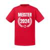 Meister Shirt Fuball 2024 Kinder - Classic Red - Gr. S (104/3-4)