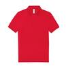 B & C Poloshirt - Farbe: Red - Gr. S