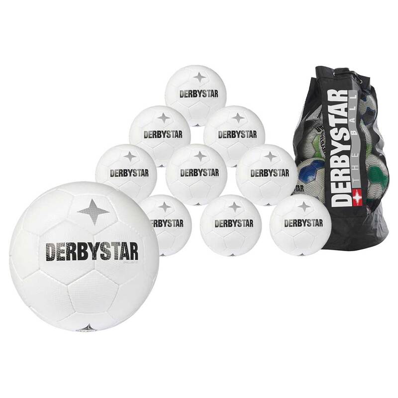 Derbystar Brillant TT 5, Trainingsball € 10-er weiß 251,70 v22 Ballpaket