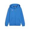 Puma teamGOAL Casuals Hooded Jacket Kinder - Farbe: Ignite Blue-PUMA White - Gr. 116