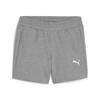 Puma teamGOAL Casuals Shorts Damen - Farbe: Medium Gray Heather-PUMA White - Gr. XL