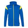 Uhlsport Squad 27 Track Hood Jacke  - Farbe: azurblau/limonengelb - Gr. 116