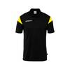 Uhlsport Squad 27 Polo Shirt  - Farbe: schwarz/limonengelb - Gr. XL