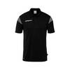 Uhlsport Squad 27 Polo Shirt  - Farbe: schwarz/anthra - Gr. 140