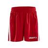 Craft Pro Control Shorts Jr Kinder - Farbe: Bright Red/White - Gr. 122/128