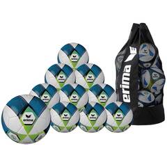 Erima Hybrid Trainingsball 2.0 10-er Ballpaket mykonos...