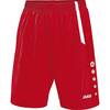 Jako Sporthose Turin - Farbe: rot/wei - Gre: 116